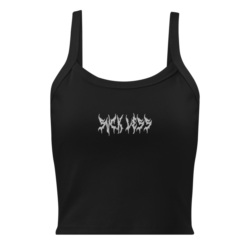 Suck Less Embroidered Ribbed Tank Top